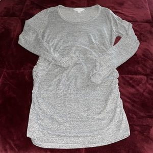 Grey maternity top